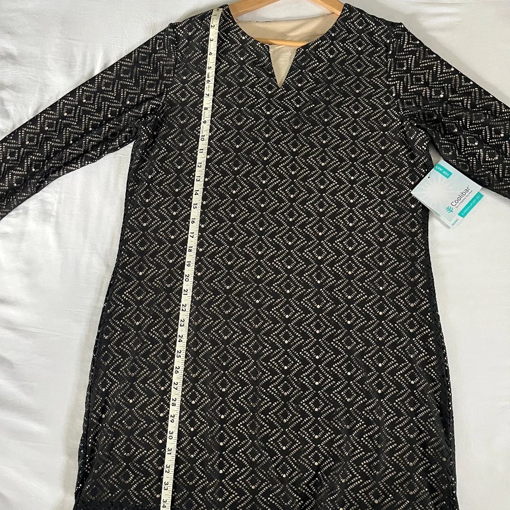 Coolibar Black Tunic Dress Women's Large - Picture 12 of 12